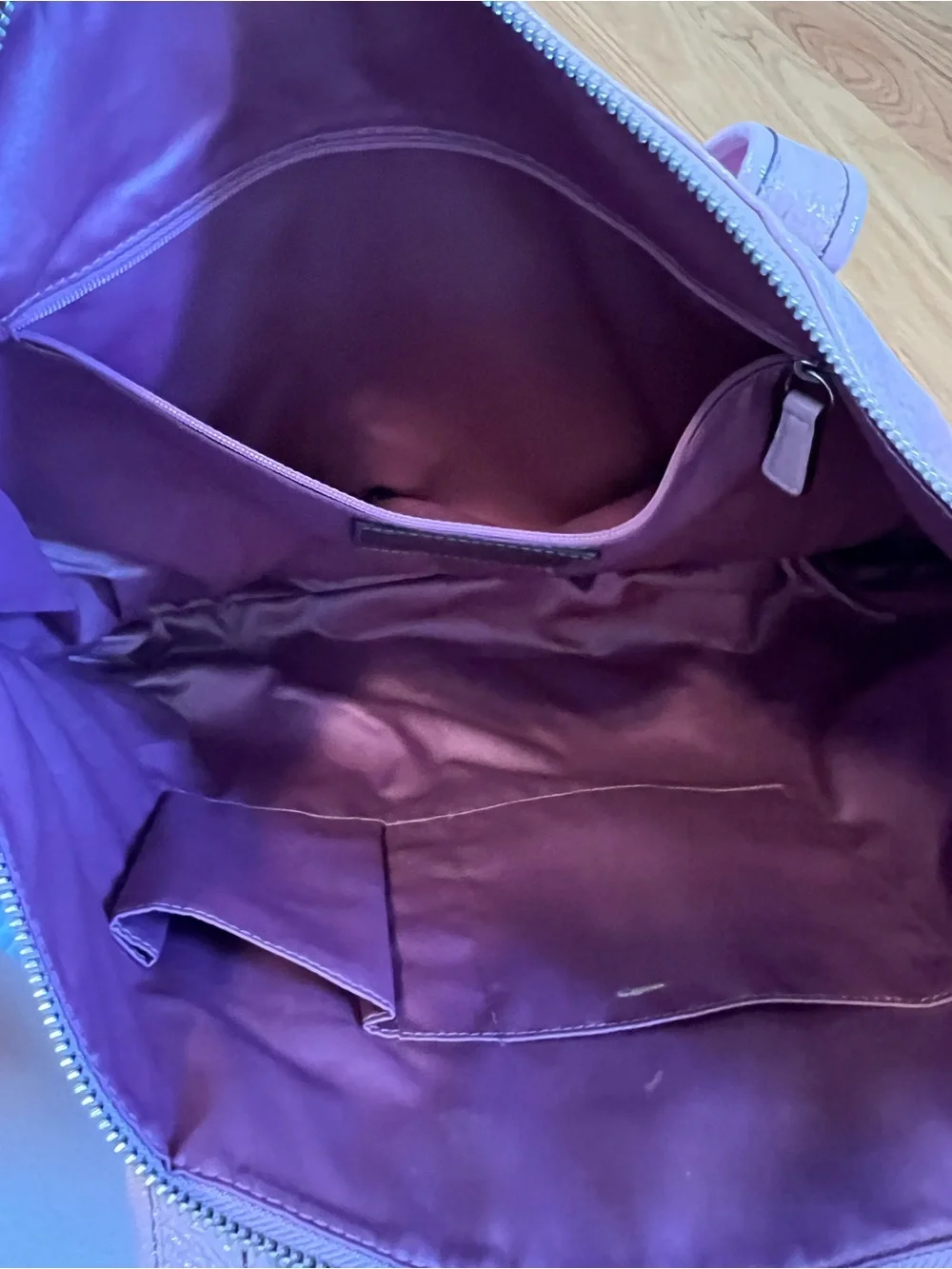 Coach Poppy Y2K Vintage Rose Patent Leather Tote
